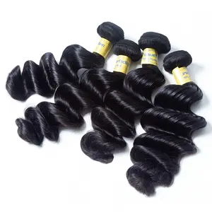 Wholesale human hair extensions loose wave 100% unprocessed double drawn raw virgin hiar vendors malaysian human hair bundles
