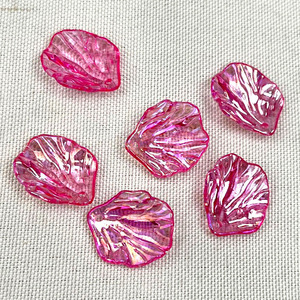 Plastic Resin Beaded Camellia Petals Ab Color Scattered Beads For Jewelry Making 10mm Modern Style Yiwu Origin - Product Image 4