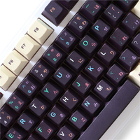 Sweet Donuts Keycaps Durable Pbt 129 Keys Dye-Sub Cherry Profile Keycaps for 61/87/104/108 Mx Switch Mechanical Keyboard