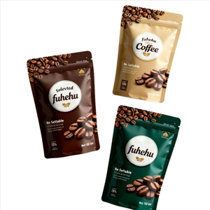 Food Packaging Customized 250g 500g Foil Coffee Bean <b>Bags</b> Design Print Zipper <b>Lock</b> Stan up Pouch - Product Image 6