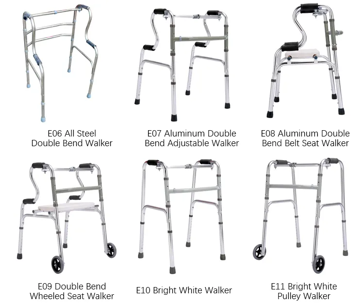 Medizinische Mobilität Faltbare Gehhilfen Adult Walker Gehhilfen für Behinderte