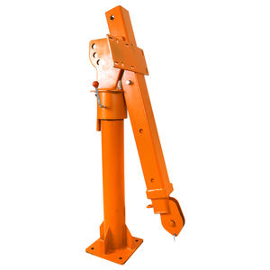 Mini-grue de levage hydraulique montée sur châssis de 1 tonne avec treuil manuel - Product Image 4