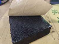 Feuille d'isolation acoustique ignifuge noire pour entrepôt et cuisine