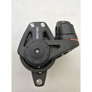 Master Pulley 50mm Diameter 10mm Rope Capacity Three <b>Wheel</b> Rotating <b>Clamp</b> With Ring For Marine Use - Product Image 2