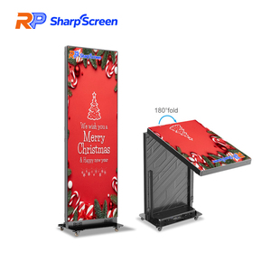 Écran LED pliable P2.5 de qualité professionnelle, résistant aux intempéries, pour événements, affichage numérique extérieur, animation, haute luminosité, pour magasins de détail - Product Image 1