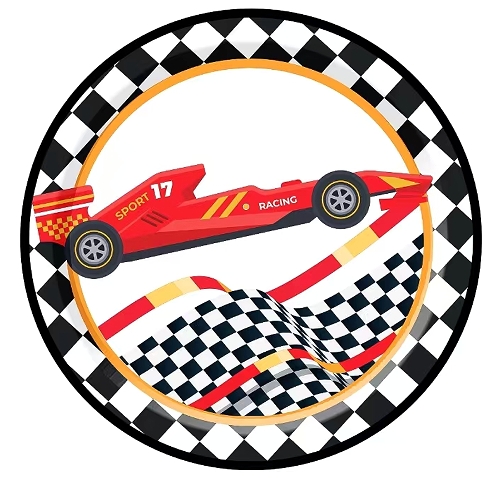 plato de papel de 9 pulgadas