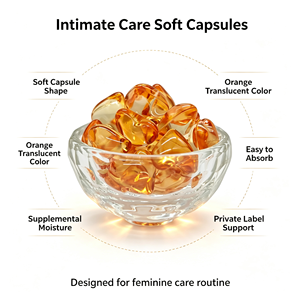 Capsule Intime a Forma di Cuore con Ormoni, Cnidium Monnieri, Personalizzate per Donne, Idratanti, Soft-Gel, Private Label, Otto Cento Pezzi - Product Image 3