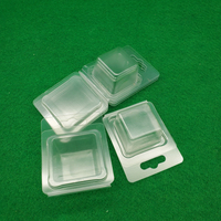 Cire fondue personnalisée de 1oz à clapet taille de luxe cire fondue de 1oz fabricant d'assiettes et bols en plastique PET transparents pour soins personnels