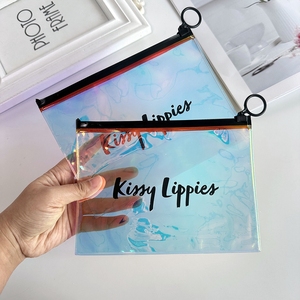 <span class=keywords><strong>Bolsas</strong></span> Ziplock holográficas personalizadas <span class=keywords><strong>de</strong></span> alta calidad, embalaje <span class=keywords><strong>con</strong></span> cremallera láser, bolsa <span class=keywords><strong>de</strong></span> cosméticos, bolsa holográfica <span class=keywords><strong>de</strong></span> PVC transparente gruesa <span class=keywords><strong>con</strong></span> cremallera - Product Image 2