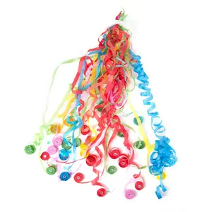 Party Hand cast ribbon spider silk ribbon bouquet long strip atmosphere puntelli stage magic show accessori Throw streamer