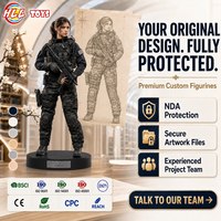 Figurine d'action militaire tactique personnalisée pour fille, opérateur, fusil, statue de collection, soldat, CE EN71 CPC OEM ODM