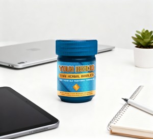 ยาหม่องพลาสติกแบบแห้งชนิดพ่นจมูกสมุนไพรไทยผสมเมนทอลธรรมชาติ ตะไคร้หอม และกัญชาเพื่อการหายใจที่สดชื่น - Product Image 5