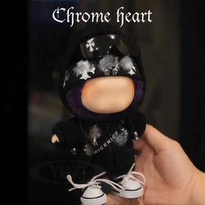 Muñeco Colgante de Plástico de Dibujos Animados Cool Black Croxin Rabubu de 17cm, Juguete Imprescindible, Ropa de Hada Labuibui, Abrigo, Escala 1:3, 14+ Años - Product Image 5