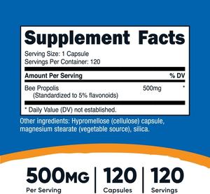 Le soutien immunisé de capsules de <span class=keywords><strong>propolis</strong></span> de miel naturel d'OEM/ODM/OBM complète maintenant des suppléments - Product Image 2