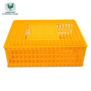 Cage de transport de poulet de volaille en plastique de haute qualité