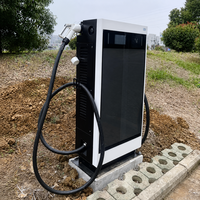 Cargador CCS GBT DC para Vehículos Eléctricos de 120kW con Pantalla LED Grande para Publicidad, Gestión Remota OCPP para Centros Logísticos WrightCharge