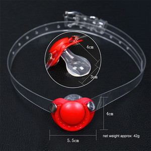 Facile à nettoyer Silicone Sucette Bouche Bouche Oral Yoga <span class=keywords><strong>BDSM</strong></span> Sex Toys - Product Image 6