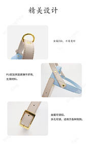 Dafeel Wholesale Soft Real PU Leather Dog <b>Harness</b> And <b>Leash</b> Set Personalized Designer Small Puppy <b>Harness</b> <b>Leash</b> - Product Image 3