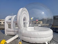 Nouvelle tente bulle gonflable transparente en PVC de la marque QY 4+2m