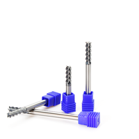 Fraise à queue plate en carbure revêtu HRC55GM, outils de coupe CNC, support personnalisé ODM/OEM
