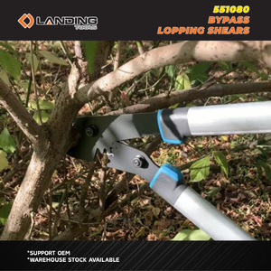 Tijeras de podar bypass 551080 para jardín, corte de 40 mm, mango de aluminio de 715 mm con agarre suave, fabricante personalizado de equipos para árboles - Product Image 3