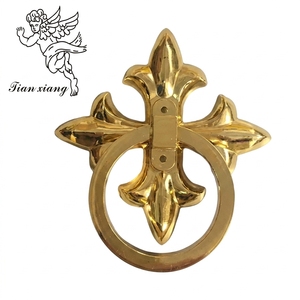 Fiore 3 #   Accessori per Cofani Funebri di Alta Qualità in Oro, Ferramenta per Bare, Croce, Forniture Funebri, Prodotti per Sepoltura, Direttamente dal Produttore - Product Image 1