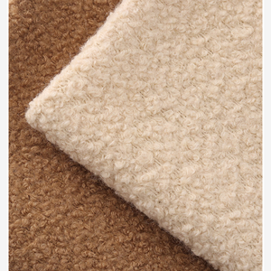 Chất Lượng Cao 480gsm 50% Len 50% Polyester Dệt Kim Len Lớp Phủ Vải Một Mặt Mềm Mại Sang Trọng Mùa Đông Mặc Thoải Mái Phù Hợp Với - Product Image 4