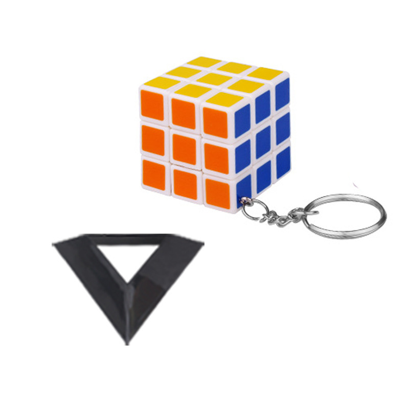 Yuxin YX1075 Porte-clés coloré Rubik's Cube 3x3