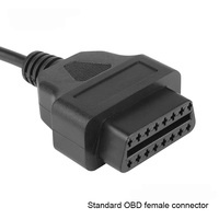Cable Adaptador OBD2 para Ford, de 7 Pines OBD1 a 16 Pines OBD2, Cable de Diagnóstico, Compatible con Vehículos Ford con Conector de 7 Pines