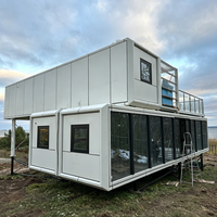 Maisonnette en aluminium de qualité supérieure avec salle de bain et cuisine compacte, homologuée SAA, studio modulaire conforme aux normes australiennes