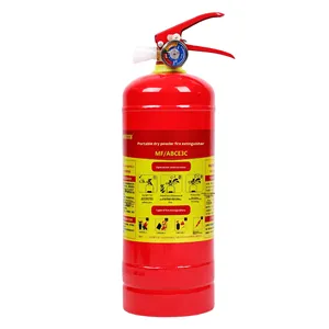 กล่องถังดับเพลิงชนิดผงแห้งเหล็กกล้าคาร์บอน 1-8 กก. สำหรับรถยนต์ บ้าน และโรงงาน ใช้ได้กับไฟคลาส ABCE แบบพกพา รับประกัน 5 ปี - Product Image 2