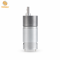 Motor Gear DC 24V GM37-555 37mm Heavy-Duty Spur Gearbox Daya 6-16W dengan Opsi Encoder Optik 1024PPR