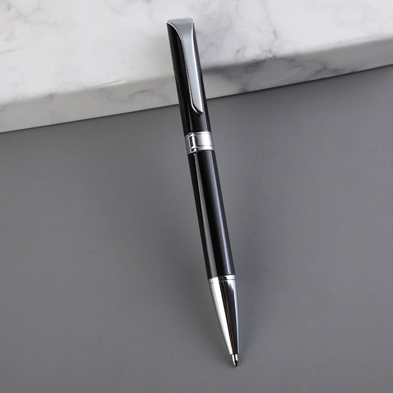 Silver Clip Black Rod