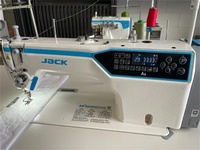 Jack A8 Advanced Lockstitch avec mouvement numérique de chien d'alimentation et machine à coudre droite d'ordinateur semi-sèche à bras surdimensionné