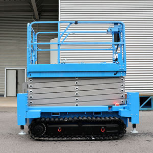 中国工厂热8米至16米电动崎岖地形履带式移动式自行式空中升降平台剪式升降机 - Product Image 6