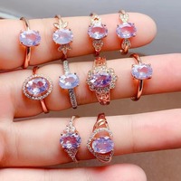 Dernier design, anneaux en argent sterling 925, accessoires de fiançailles, bijoux en améthyste naturelle pour femmes, pour mariage ou fête