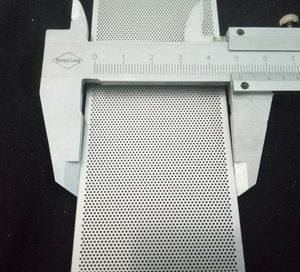 מיקרו 0.2 מ "מ 0.5 מ" מ 0.8 מ "מ עובי מחורר מתכת רשת מתכת מחורר - Product Image 4