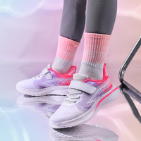 Baskets athlétiques Cema pour enfants avec sangle Velcro réglable, design à lacets élastiques, légères, confortables et idéales pour le quotidien