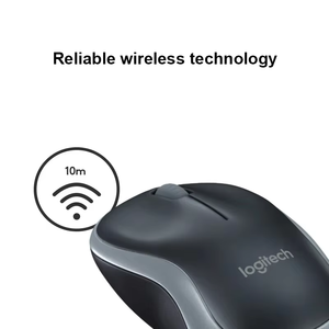 Ratón inalámbrico Logitech M185, ratón óptico portátil ergonómico silencioso de 2,4G para ordenador portátil, escritorio, oficina, uso doméstico - Product Image 4