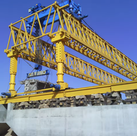 Machine de construction de ponts autoroutiers/ferroviaires 500T, portée personnalisable