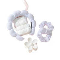 Grosir Bunga Rambut Buatan Tangan Sweet Cloud Bestseller Lintas Negara, Ikat Kepala Pernikahan, Tali Pergelangan Tangan, Jepit Rambut, Kain Nonwoven, Scrunchie
