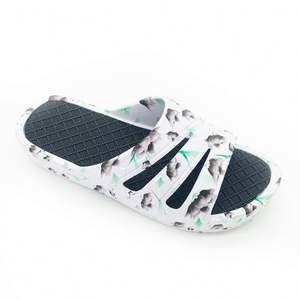 <span class=keywords><strong>Sandalias</strong></span> de plataforma de tacón alto con estampado de flores para mujer, zapatillas hawaianas de playa, deslizantes, calzado de EVA para exteriores, diseño de lujo - Product Image 5