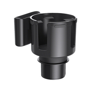 Portavasos para Auto de 108 mm, Organizador Multifuncional Negro para el Asiento Delantero, Control Central, Material ABS - Product Image 1