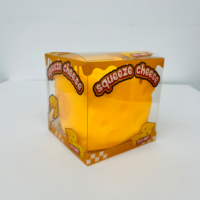 2026 Bloc de décompression en plastique souple en forme de fromage, jouet anti-stress avec fonction d'extrusion, Squishy Bola Pop It Toy