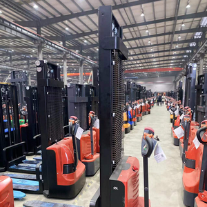 <span class=keywords><strong>Mini</strong></span> apilador de palés Walkie eléctrico de carga automática, apilador de elevación a horcajadas semieléctrico, carretilla elevadora, precio de - Product Image 5