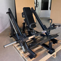Máquina de remo de pie con carga de placas y remo horizontal en T 2 en 1 de doble función para gimnasio, tipo Smith Rotate Row