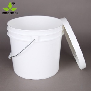 Seau à peinture en plastique antistatique de qualité alimentaire de 3 gallons avec couvercle inviolable et poignée en métal pour fûts, seaux et barils - Product Image 2