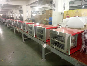 Four à pizza électrique double pierre 3KW 400mm commercial de comptoir 0-350 ℃   Pour la vente en gros aux restaurants et pizzerias - Product Image 6