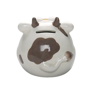 Animal mignon <span class=keywords><strong>Tirelire</strong></span> En Céramique Avec Motif Vache <span class=keywords><strong>Tirelire</strong></span> <span class=keywords><strong>Tirelire</strong></span> Pour Enfants <span class=keywords><strong>Garçon</strong></span> Fille - Product Image 4
