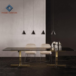 Luxury Big Size <strong>White</strong> Marble Oval <strong>Dining</strong> <strong>Table</strong> <strong>Set</strong> with Stainless Steel Legs - Product Image 5
